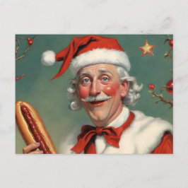 Rare Sinterklaas met Hot Dog Briefkaart