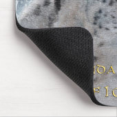 Rare Snow Leopard & Mountains Mousemat Muismat (Hoek)