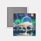 Rare Spirit Raven Imaginaire Art Magnets (Recto/Verso)