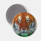 Rare Sumatran Tiger uit Indonesië Magneet (Voorkant / Achterkant)