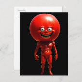 Rare Tomato Man Briefkaart (Voorkant / Achterkant)