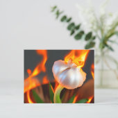 Rare Vlammende Knoflook Ansichtkaart Briefkaart (Staand voorkant)
