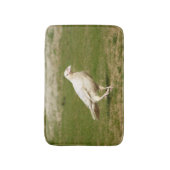 Rare White (Spirit) Raven en Grass Bath Mat (Voorkant Verticaal)