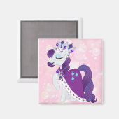 Rarity Princess Aimant en platine (Recto/Verso)