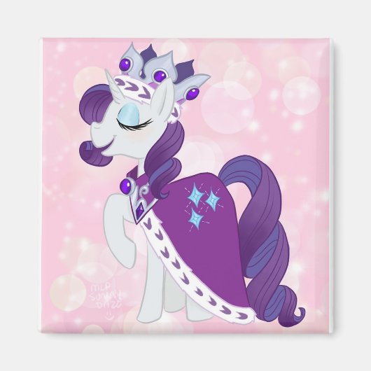Rarity Princess Platinum Magnet Magneet (Voorkant)