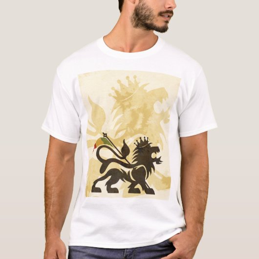 Ras Lion Tan T-shirt (Voorkant)