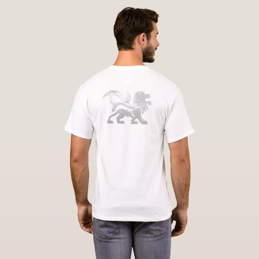 Ras Lion Tan T-shirt (Achterkant volledig)