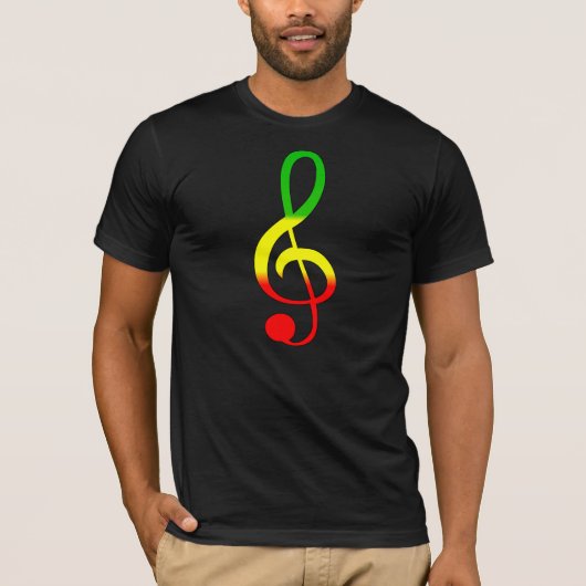 Ras Music Note T-shirt (Voorkant)
