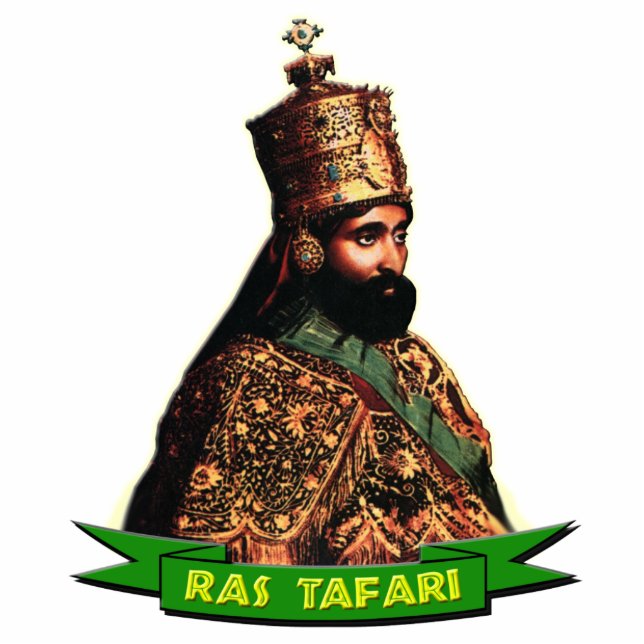Ras Tafari Fotobeeldje Magneet (Voorkant)