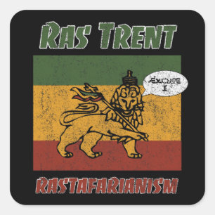 Ras Trent 2 Vierkante Sticker