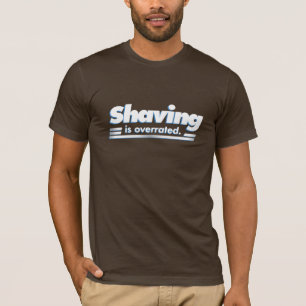 Rasage du T-shirt américain foncé d'habillement