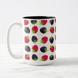 Rasberry & Blackberry Beauty Tweekleurige Koffiemok