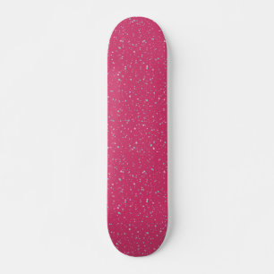 Rasbesroze gespikkelde pasteelverf Stippen Skateboard