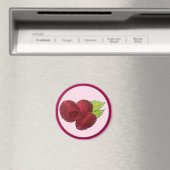 Rasbessen rode frambozen fruitvrucht magneet (Insitu (Vaatwasser))