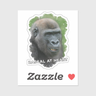 Rascal op het hart sticker
