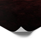 Rase afdrukken rood poster (Hoek)