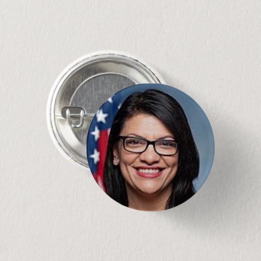 Rashida Tlaib Button (Voorkant /achterkant)