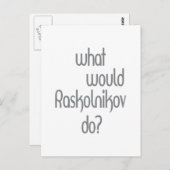 Raskolnikov Briefkaart (Voorkant / Achterkant)
