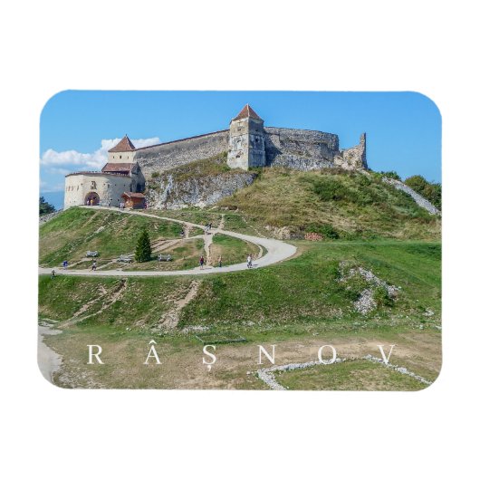 Rasnov Citadel entree uitzicht koelkastmagneet Magneet (Horizontaal)