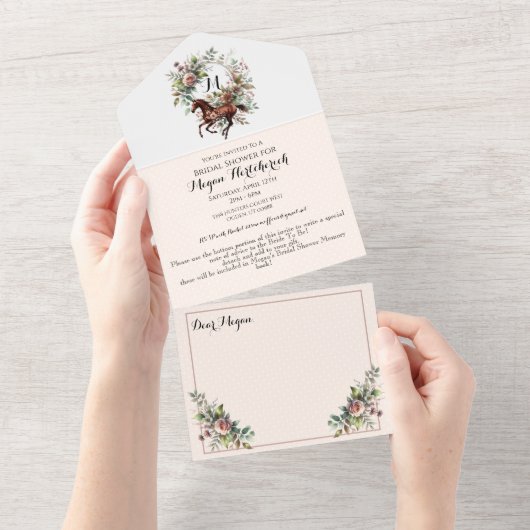 raspaard ruiterbloem all in one uitnodiging (Afscheurbaar)