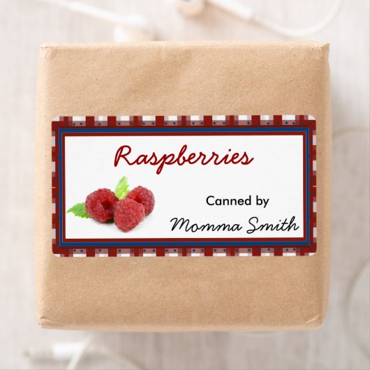 Raspberry aangepaste inblikken etiketten (Insitu)
