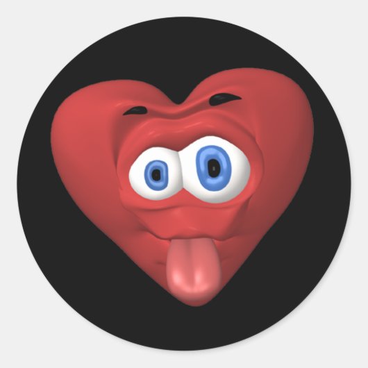 Raspberry Anti-Valentijn Sticker (Voorkant)