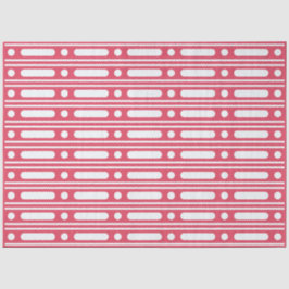 Raspberry Bone Inlay Dots Border Decoupage Paper  Tissuepapier