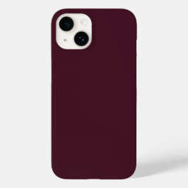 Raspberry Bourgogne, Solid Bourgogne Case-Mate iPhone 14 Hoesje