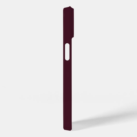 Raspberry Bourgogne, Solid Bourgogne Case-Mate iPhone Case (Achterkant / Rechts)