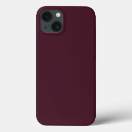 Raspberry Bourgogne, Solid Bourgogne iPhone 13 Hoesje