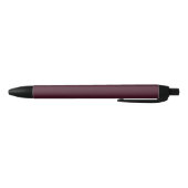 Raspberry Bourgogne, Solid Bourgogne Zwarte Inkt Pen (Bodem)