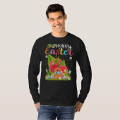 Raspberry Bunny Egg Hunting Funny Raspberry Happy T-shirt (Voorkant volledig)