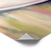 Raspberry Burst - Stijlvolle Abstracte stilleven k Poster (Hoek)