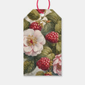 Raspberry cadeau label cadeaulabel (Voorkant)