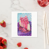 Raspberry Cake Servet (Insitu)