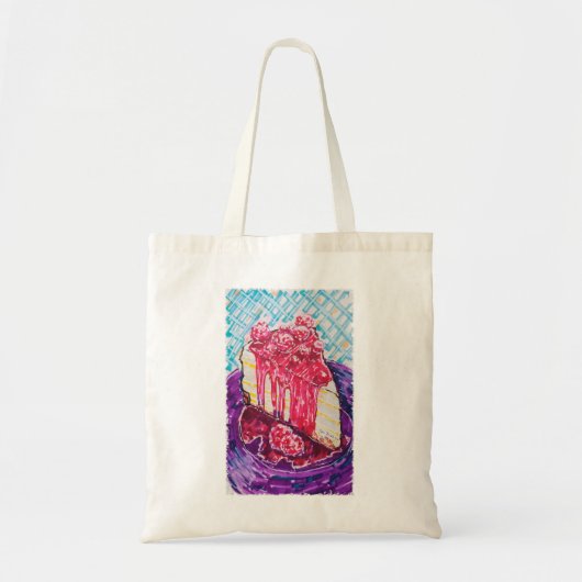 Raspberry Cake Tote Bag (Voorkant)