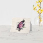 Raspberry Card Kaart (Gele Bloem)