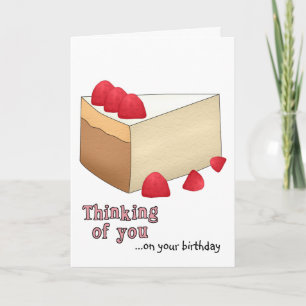 Raspberry Cheesecake Birthday Card Kaart