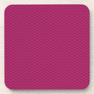Raspberry Chevron Drankjes Onderzetter
