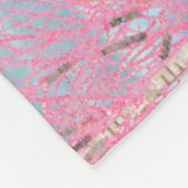 Raspberry Creme Birch Fleece Deken (Hoek)