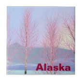 Raspberry Creme Birch Tegeltje (Voorkant)