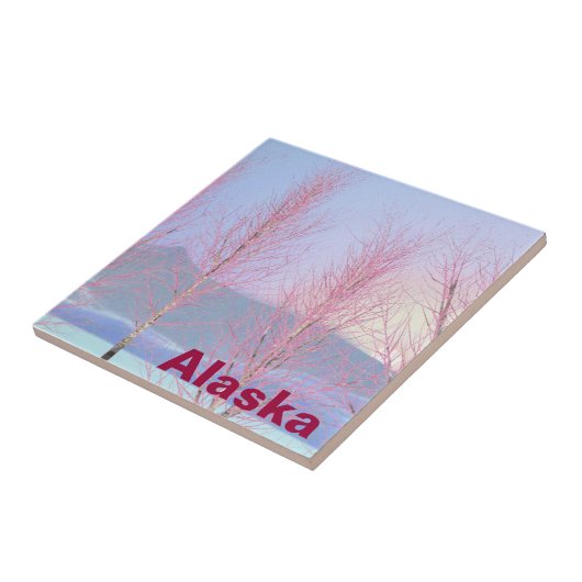 Raspberry Creme Birch Tegeltje (Zijkant)