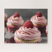 Raspberry Cupcakes Legpuzzel (Horizontaal)