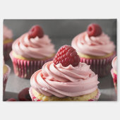 Raspberry Cupcakes Magneet (Voorkant)