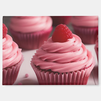 Raspberry Cupcakes Magneet