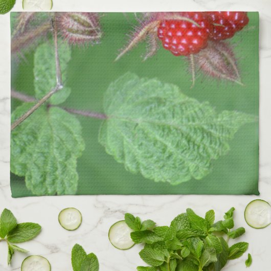 Raspberry Dish Towel Theedoek (Gevouwen)