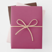 Raspberry Donkere Chocolade Cadeau Inpakpapier Vel (In situ)