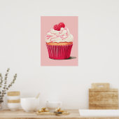Raspberry Elegance Traktatie Poster (Keuken)