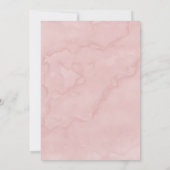 Raspberry en Roze Waterverf Peony Couples Shower (Achterkant)