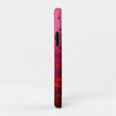 Raspberry Flurry: Abstract spatter art Case-Mate iPhone Case (Achterkant/rechts)